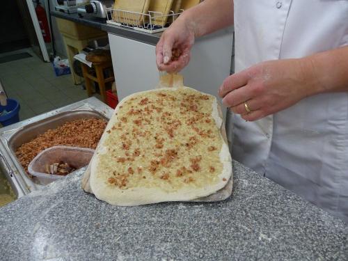 selbstgemachte Zwiebelwaie