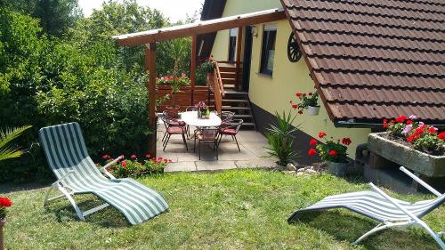 Terrasse und Liegewiese