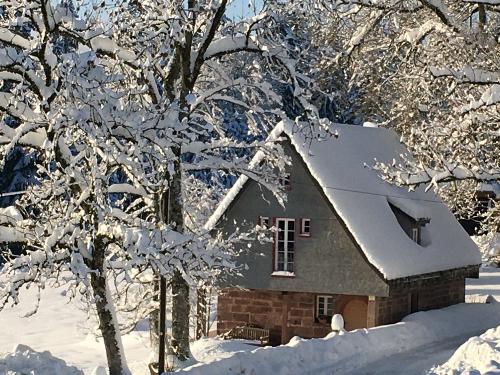 Das Ferienhaus Backhäusle im Winter