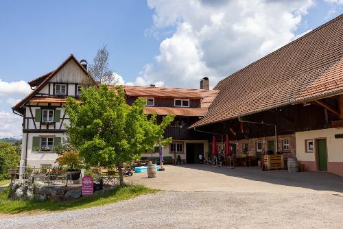 Blick auf den Hof
