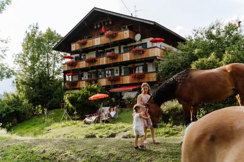 unser Haus mit neuem Balkon