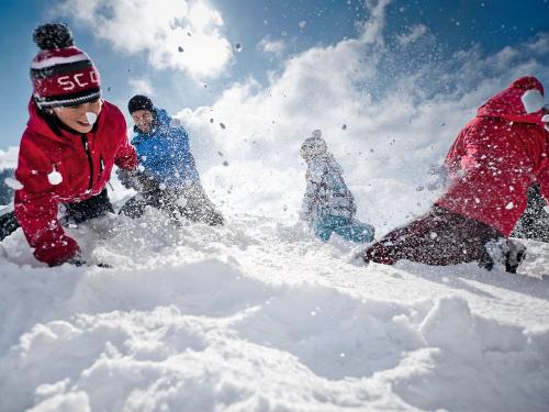 Web_Version-Winter Familie Kinder Schneeballschlacht Spaß Ofterschwanger Horn 2012   Allgäu GmbH, Marc Oeder