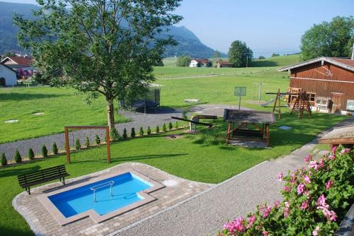 Blick vom Balkon