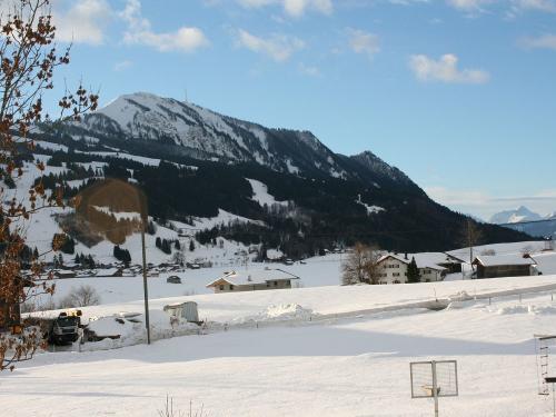 Blick vom Balkon - Winterlandschaft