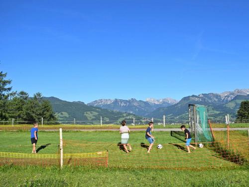 Fußballplatz mit Aussicht