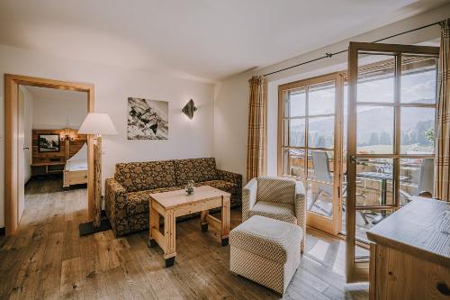 Alpin Suite Himmelschrofen | Wohnzimmer