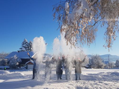 Wie schön, es hat geschneit!
