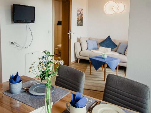 Wohnbereich der Ferienwohnung Gundermann