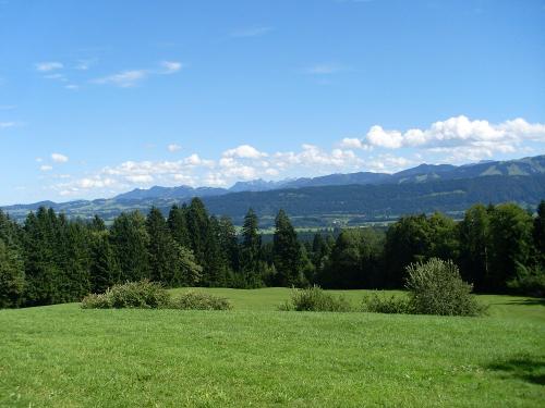 freier Blick in die Berge - genießen Sie die Weite und Ruhe