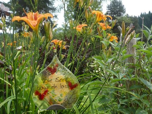 Die Seele im verträumten Garten baumeln lassen!