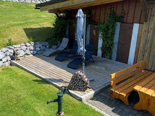 Auf der Liegewiese entspannen