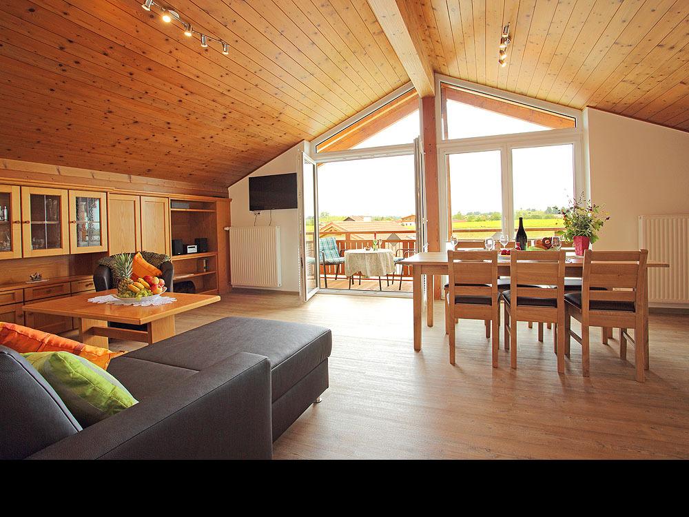 Wohnküche mit Panoramafenster Wohnküche mit Panoramafenster