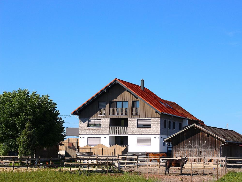Familienurlaub auf dem Bauernhof mit Pferden und Tieren im West-Allgäu