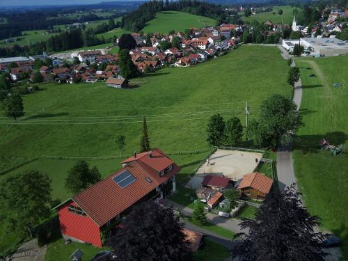 Hofaufnahme aus der Luft Hofaufnahme aus der Luft