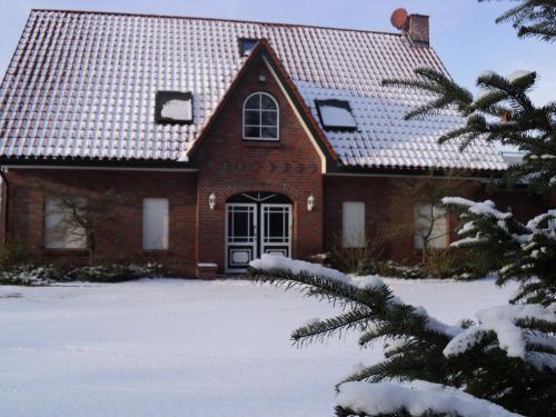 Gästehaus Lafrenz im Schnee