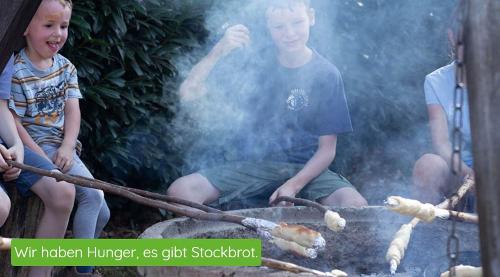 Wir grillen