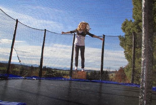 Unser XXL Trampolin