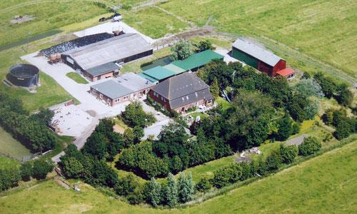 Kantorhof aus der Luft
