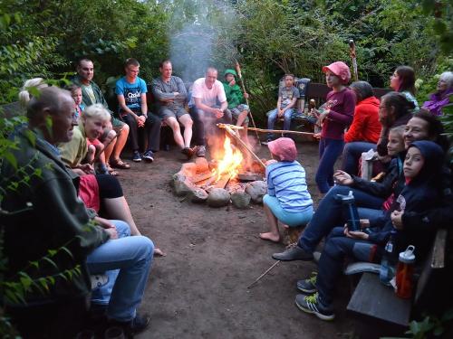 Gemeinsame Abende am Lagerfeuer