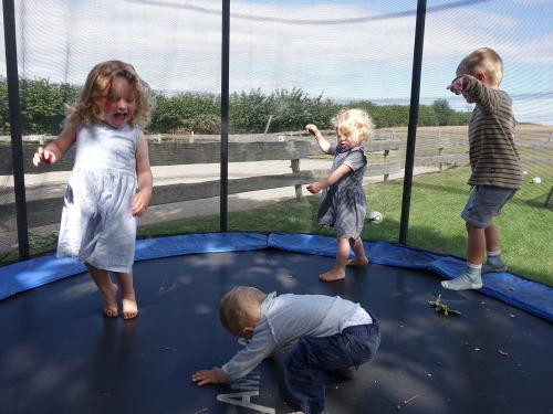 Unser Trampolin