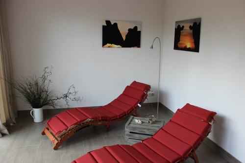 Ruhebereich der Sauna