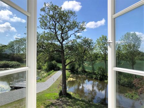 Blick aus dem Herrenhaus