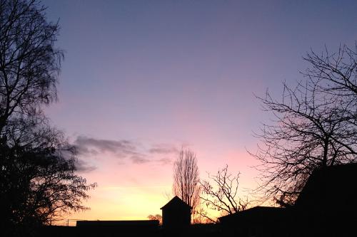 Dahmerhof Sonnenuntergang