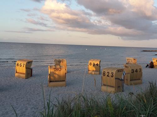Sonnenuntergang am Strand genießen