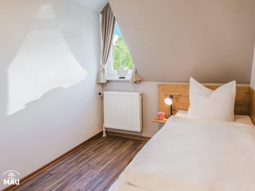Ferienbauernhof Mau - Haus 1- Das Einzelbett- Schlafzimmer, insgesamt 3 Schlafzimmer