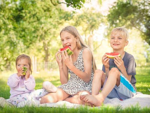 Picknick im Garten