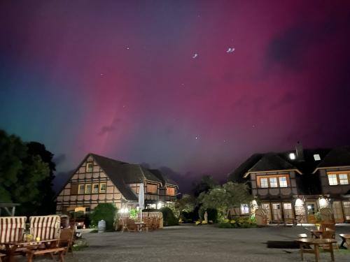 Polarlichter auf der Presener Deichrkone Polarlichter auf der Presener Deichrkone
