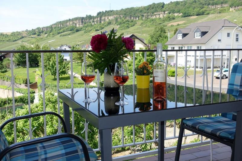 Zimmer 1 - Elbling: Ausblick vom Balkon