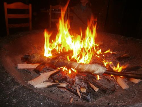 Stockbrot am Lagerfeuer
