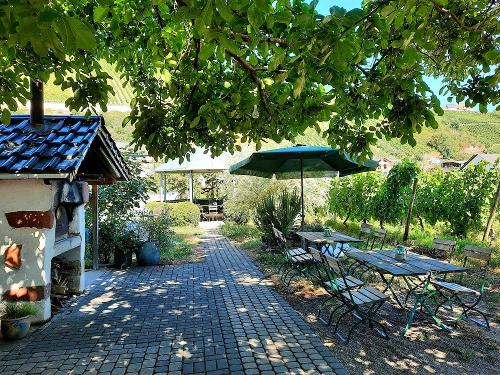 Garten im Weingut Ferres