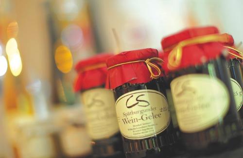 Selbstgemachte Produkte in der Vinothek