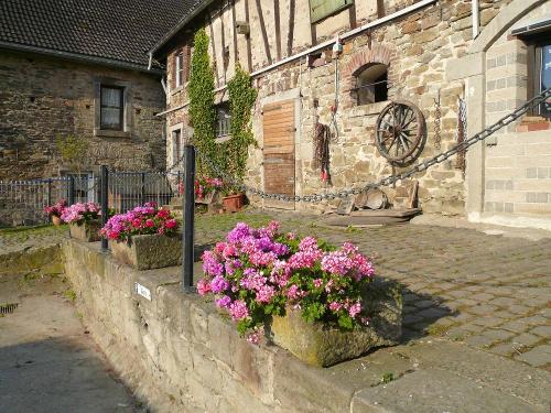 Innenhof vom Bauernhof Schneidmühle