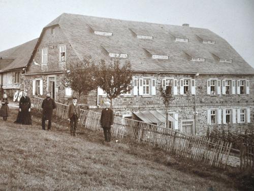 Schneidmühle Anno 1892 Gartenseite Schneidmühle Anno 1892 Gartenseite