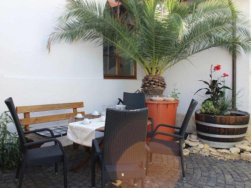 Gemütliches Plätzchen im Innenhof