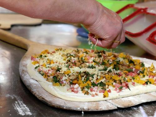 Flammkuchen backen