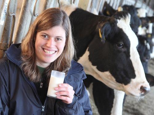 Frische Milch direkt vom Hof