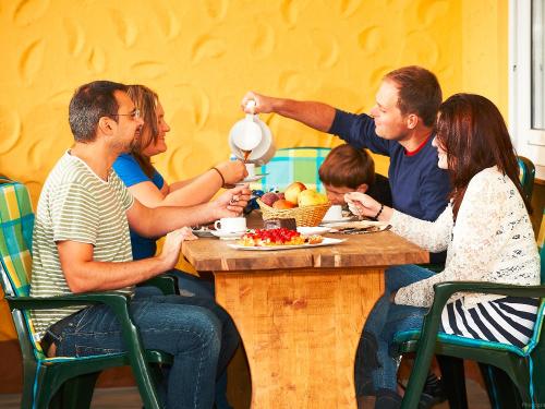 Frühstück auf der Terrasse