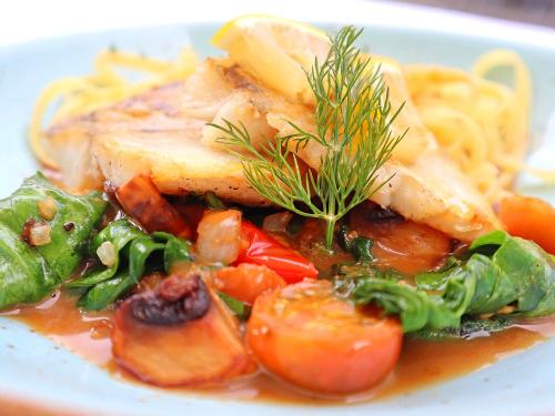 Zanderfilet im Tacheles Landrestaurant & Gästehaus