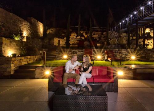 Terrasse im Vinotel Weingut Schreieck