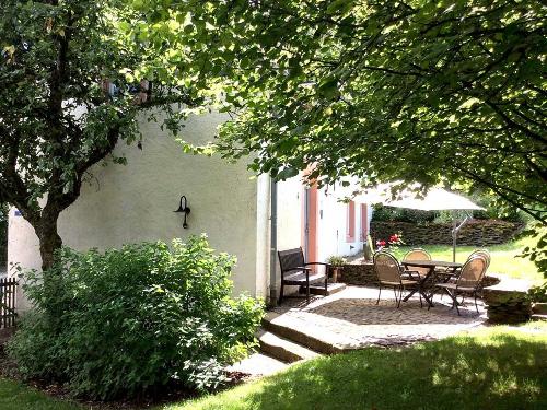 Ferienhaus Altes Backhaus: Terrasse