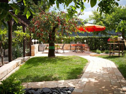Garten im Ferienweingut Winnebeck