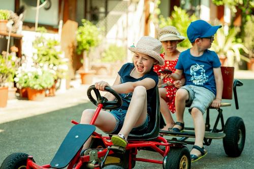 Spaß mit den Go Karts