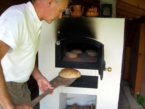 unser Steinbackofen