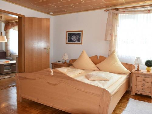 Schlafzimmer Ferienwohnung Gartenblick