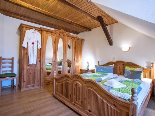 Ferienwohnung Tenne: Schlafzimmer Erdgeschoss