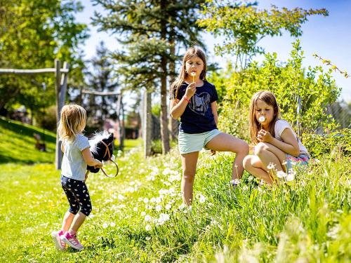 Kinder auf der Spielwiese